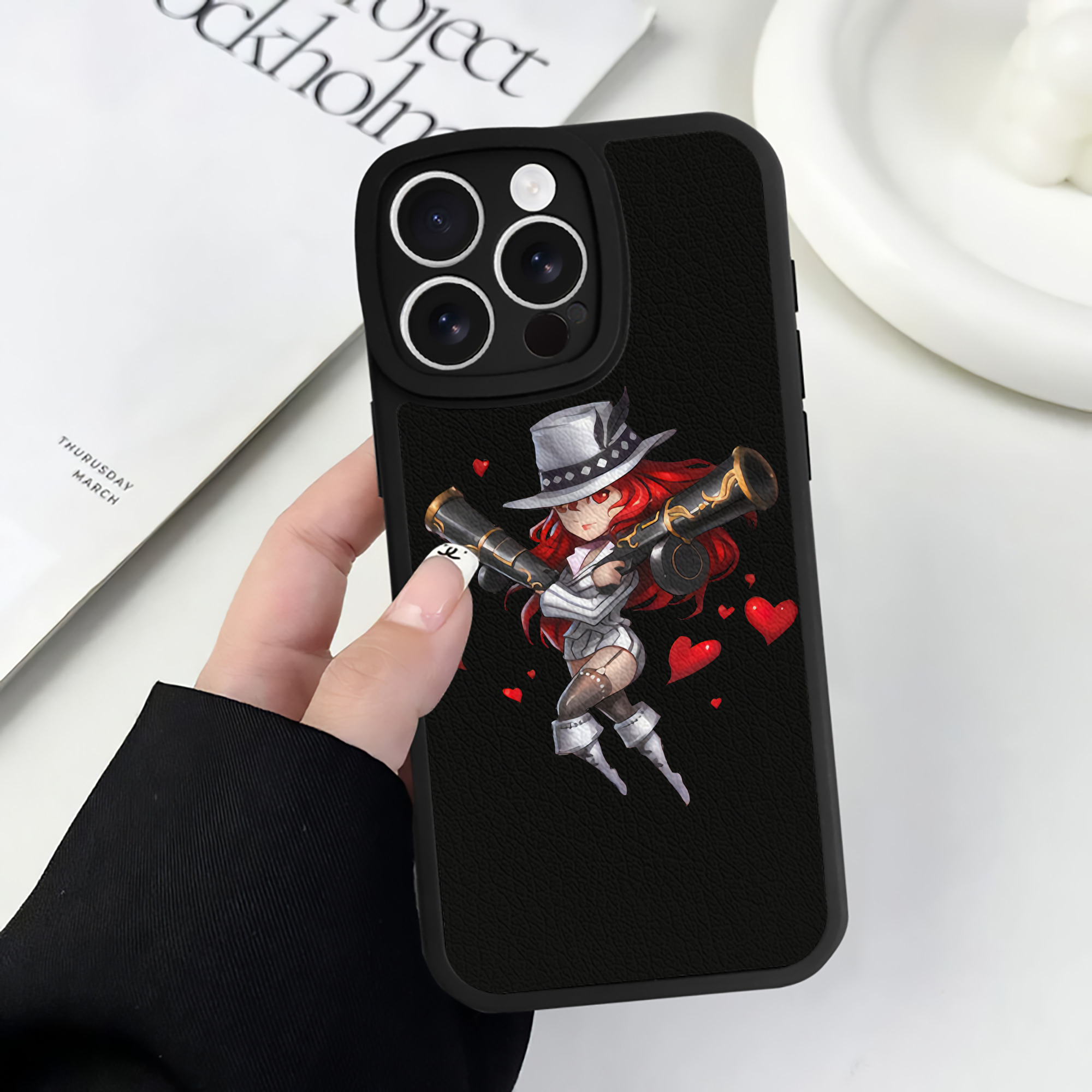 （画像用） リーグ・オブ・レジェンド League of Legends LOL 【iPhone 16シリーズ対応】シリコンスマホケース（レザー調） 材質：シリコン